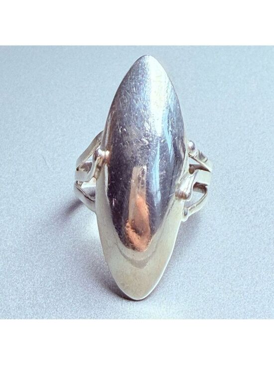 Other - RARE Native American Hopi BIG Torpedo Dome Sterling Silver Modernist Ring VTG